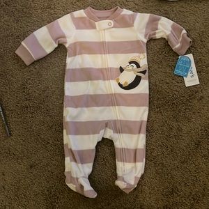 Carters Penguin Sleeper 3 months